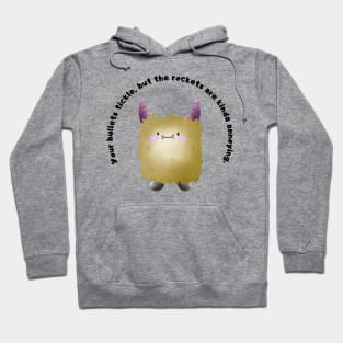 Your Bullets Are Tickelish Cute Cartoon Kaiju Buddy (MD23QU006) Hoodie